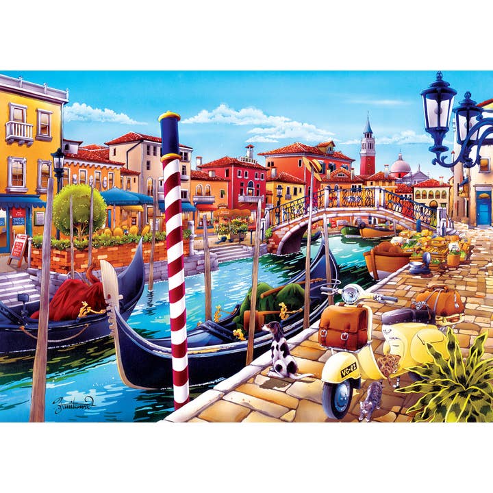 Masterpieces Puzzles - Wholesale Puzzle - Adult - Travel Diary - Venice 500 Piece Puzzle1