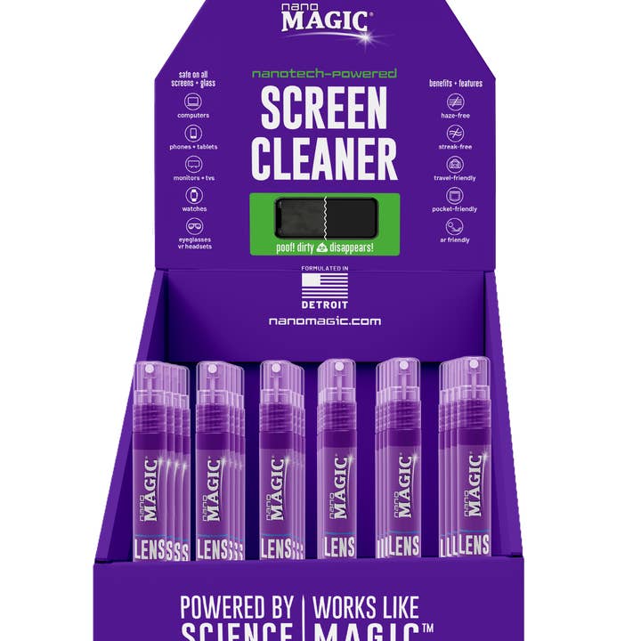 Nano magiske skærm renere 10mL Spray - 24 stykke POP for engroshandel hos Nano Magic