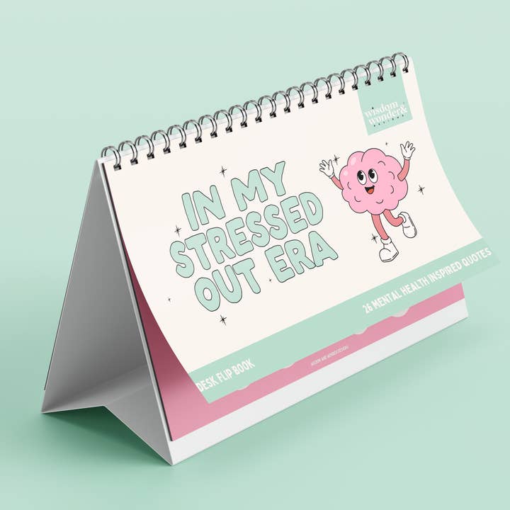 Livre animé inspiré par la santé mentale | Dans mon ère de stress | 26 impressions inspirées par la santé mentale pour la vente par Wisdom and Wonder Designs
