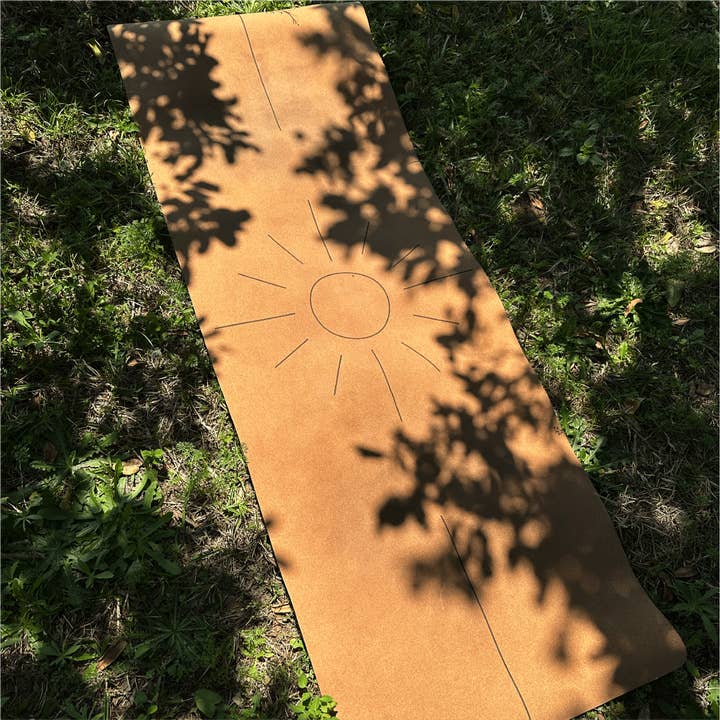 Crk - Wholesale Yoga Mat - The Sun Mat • 4mm Thick, Organic Cork Yoga Mat with Recycled Natural Rubber10