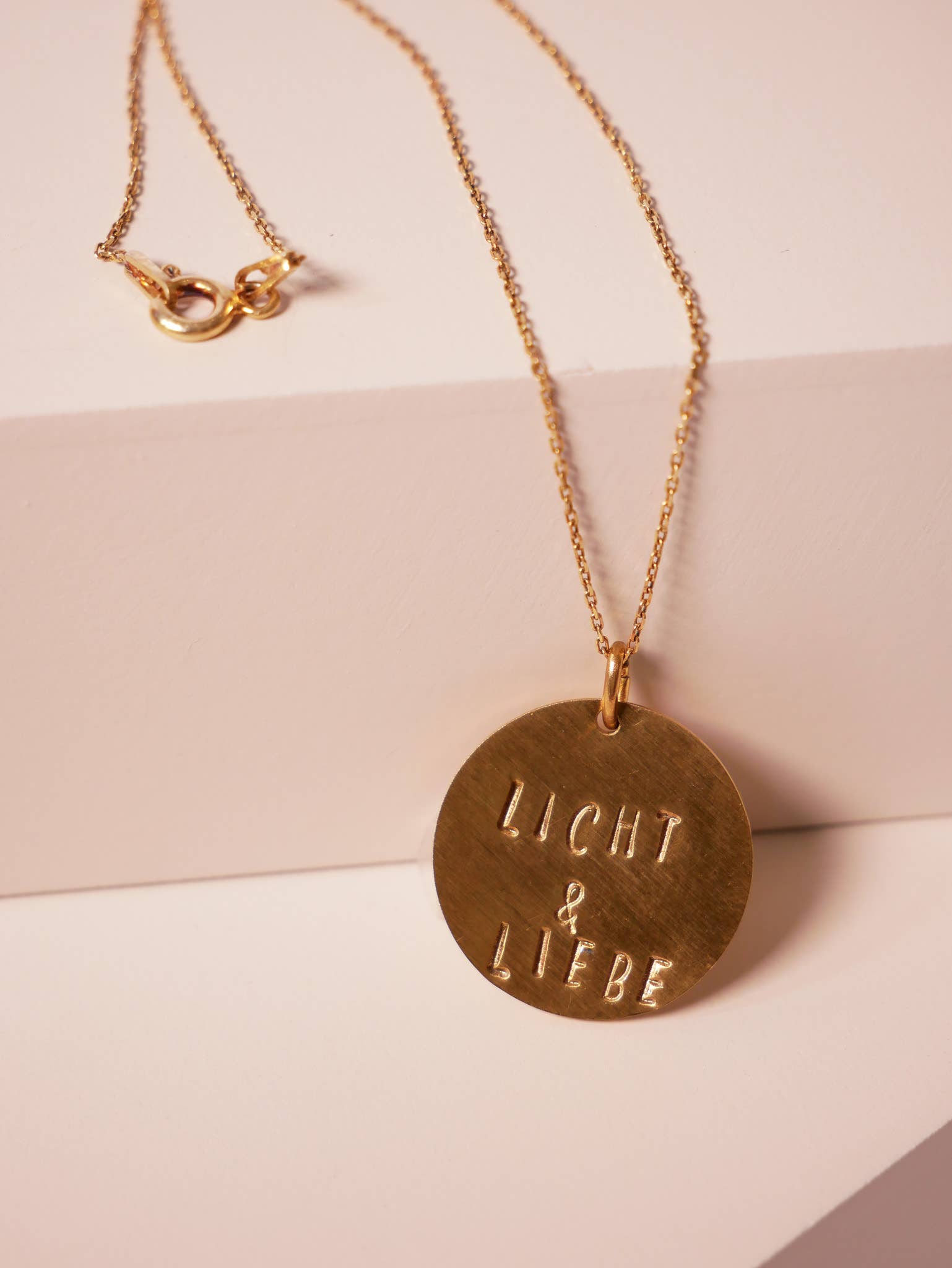 the great blossom - Wholesale Pendant/Charm Necklace - Light & Love Affirmation Necklace Small