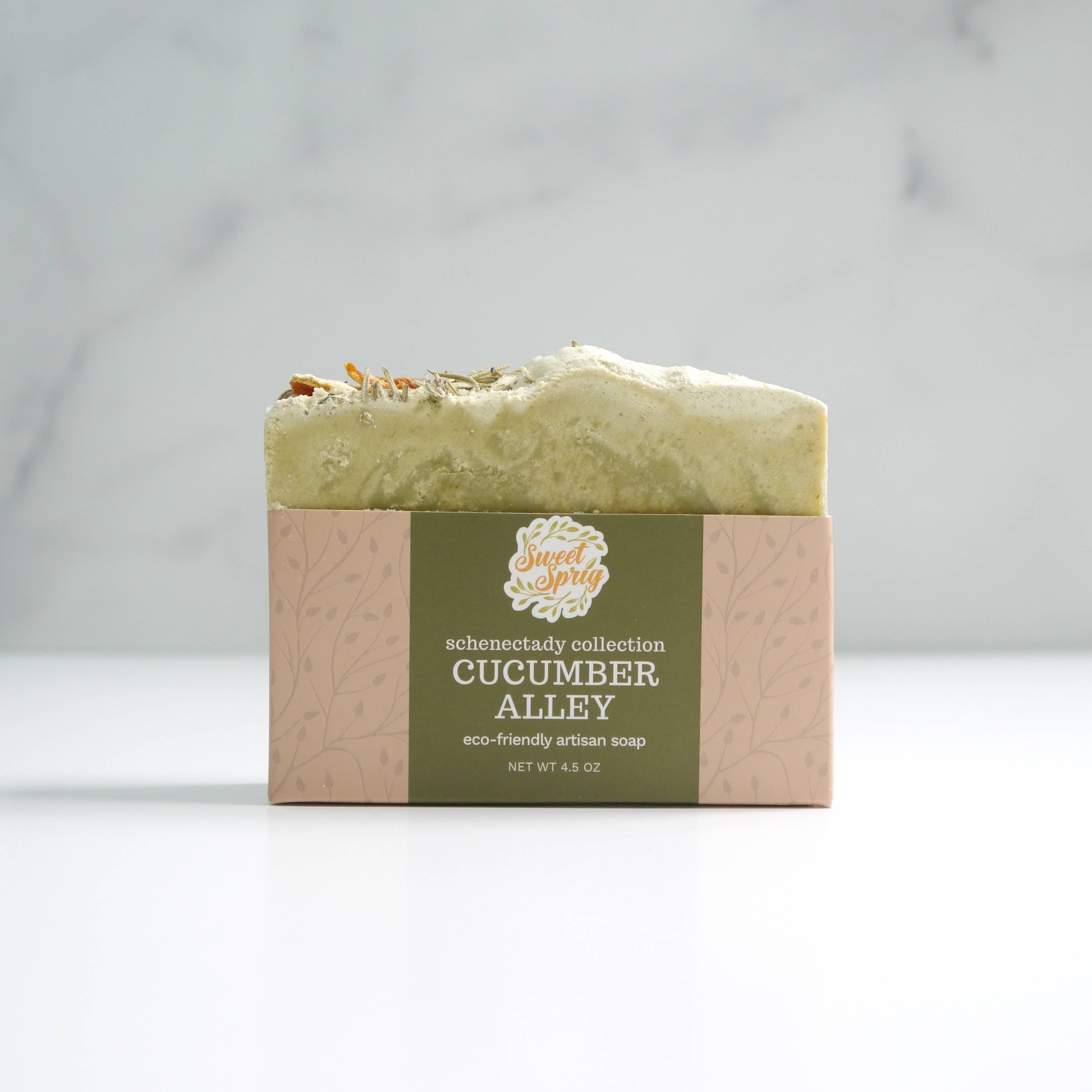 Sweet Sprig - Wholesale Bar Soap - Cucumber Alley Artisan Soap Bar1