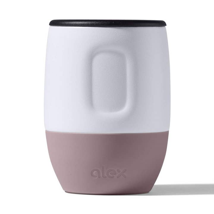 Tumbler 12oz White - Lilac for wholesale by AlexBottle