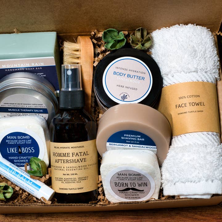Set de regalo esencial para hombre, regalo para el Día del Padre, regalos para él para venta al por mayor de Dancing Turtle Shop