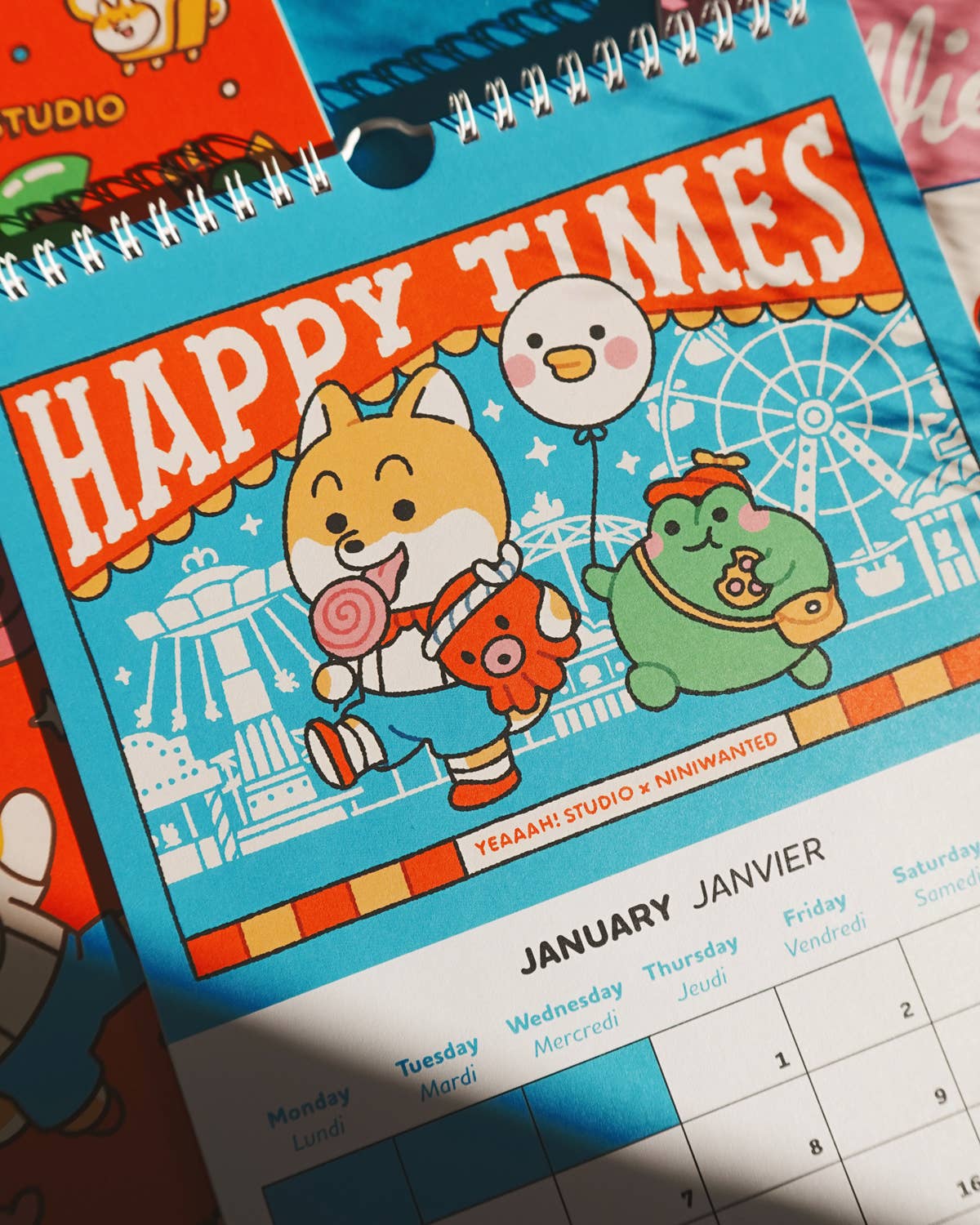 Yeaaah! Studio - Wholesale Calendar - 2026 calendar illustrated by Yeaaah! Studio & Niniwanted15