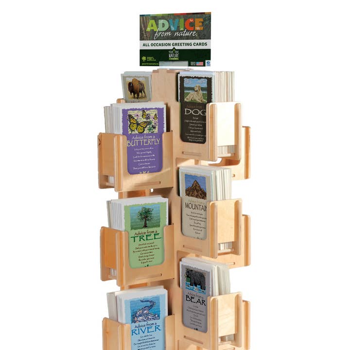 24 Greeting Card Display Package - Counter Top for wholesale by Advice for Life by Your True Nature