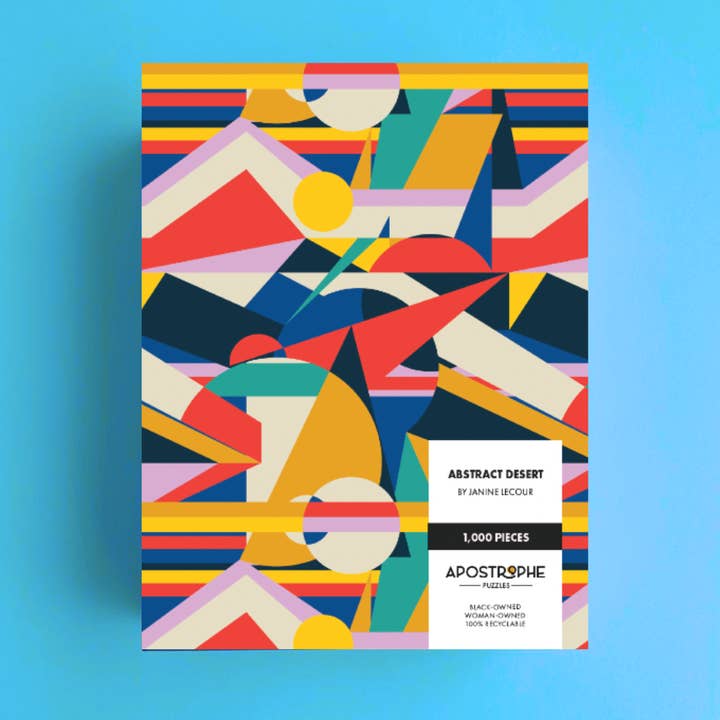 Abstract Desert by Janine Lecour for wholesale by Apostrophe Puzzles