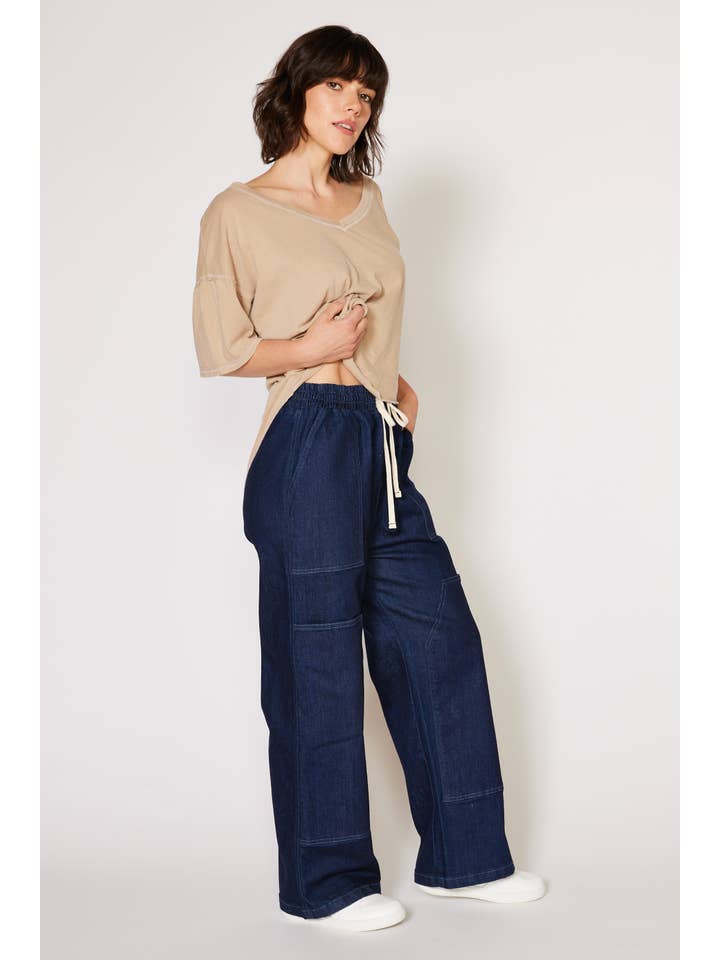 Denim Logan Pant for wholesale on Faire