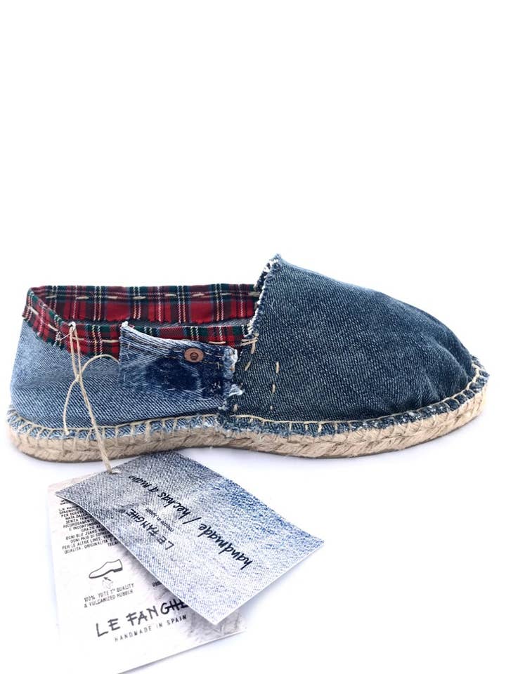 RIVETED Q1 - Handgefertigte Unisex-Espadrilles im Vintage-Levis-Stil von Levi's für den Großhandel von Le Fanghe