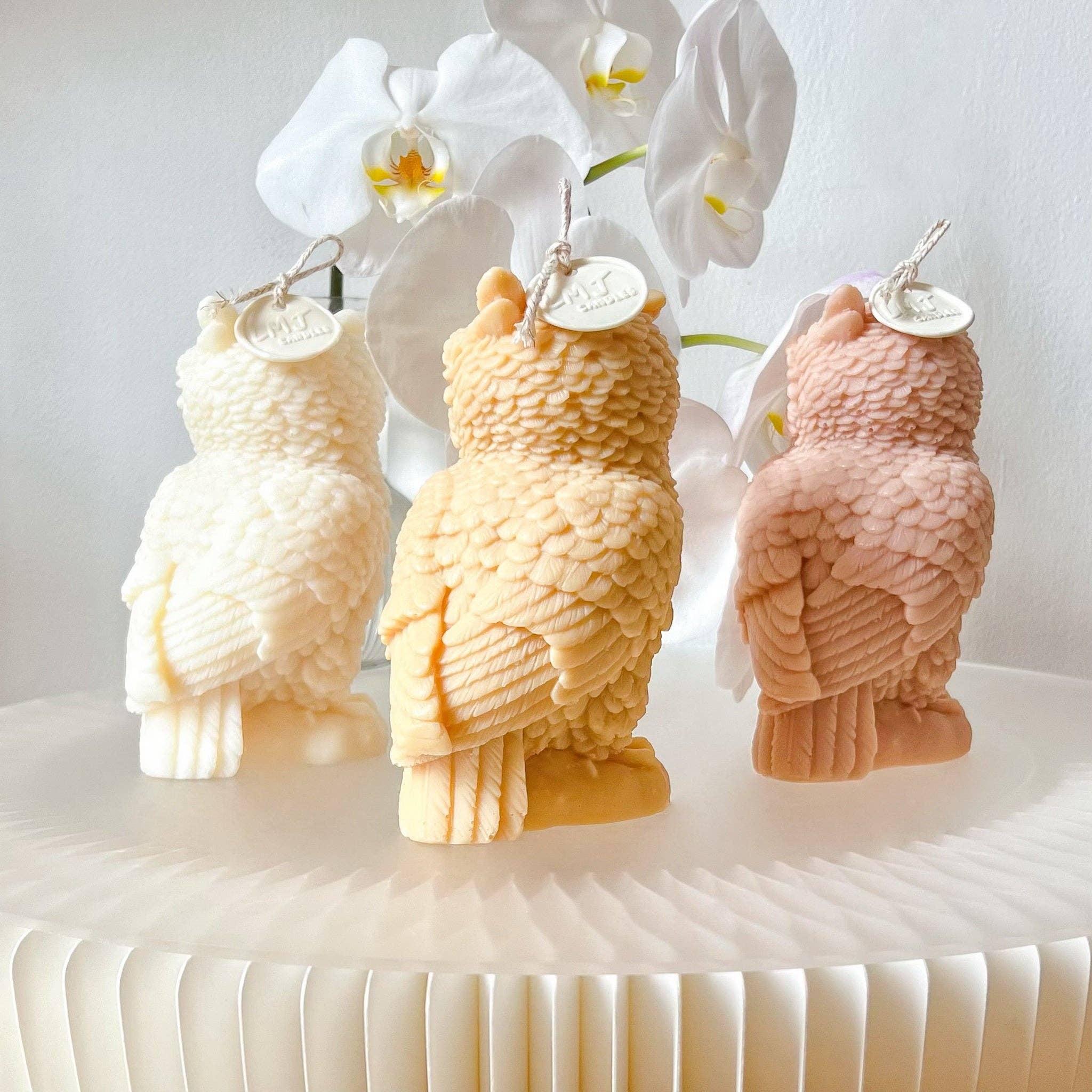 LMJ Candles - Wholesale Novelty candle - Large Owl Shaped Scented Soy Candle5