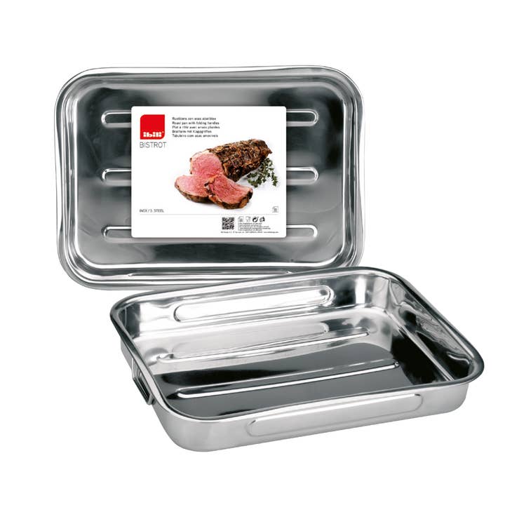 Ibili - Wholesale Baking Dish - IBILI - 35 cm stainless steel bistro roaster