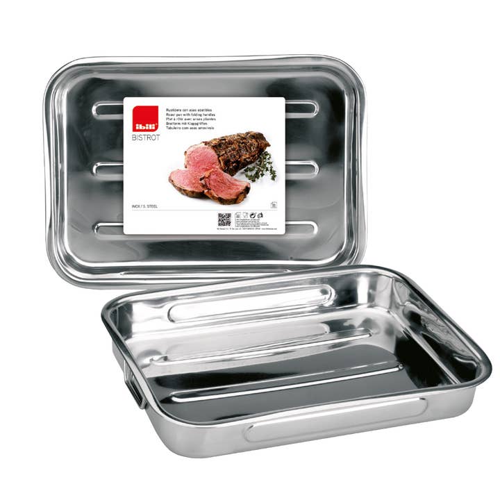 IBILI - Bistro stainless steel roaster 50 cm for wholesale by Ibili