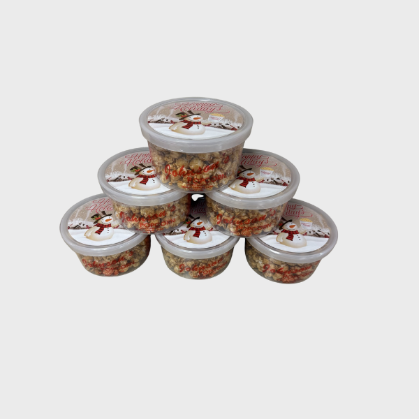 Johnson's Popcorn - Wholesale Popcorn - Happy Holiday's Popcorn - Promo Tub (5 oz) 2