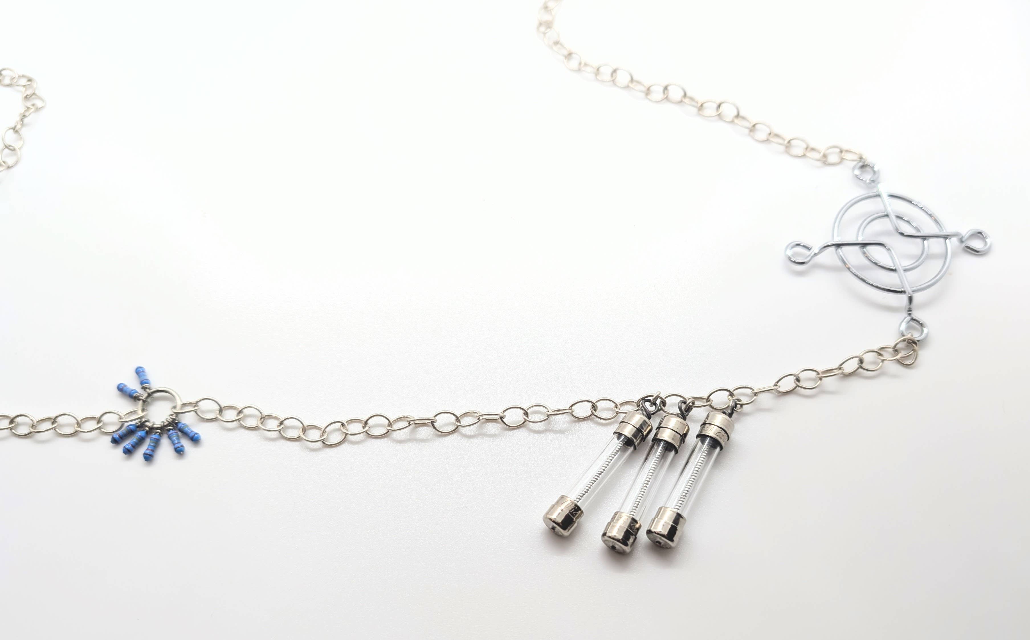 Amy Pfaffman Jewelry - Wholesale Pendant/Charm Necklace - Electronics sampler necklace3