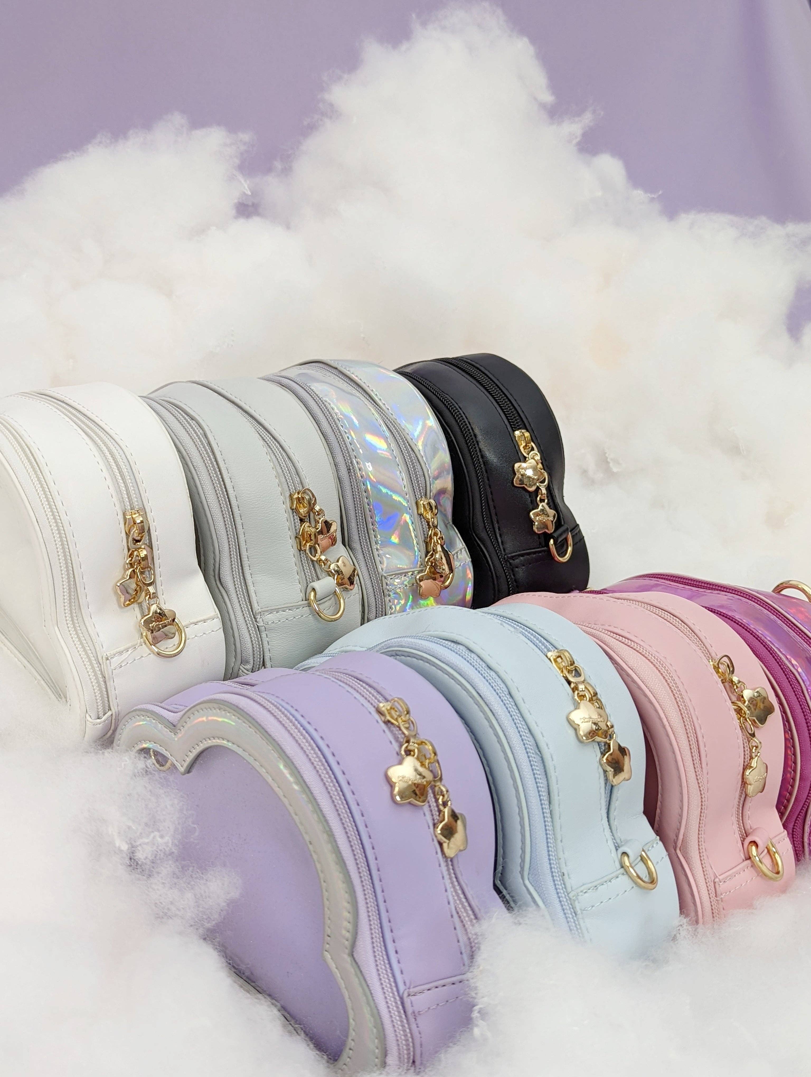 Kittynaut - Wholesale Crossbody Bag - Women's - Cloud Ita Bag - Holographic - Small9