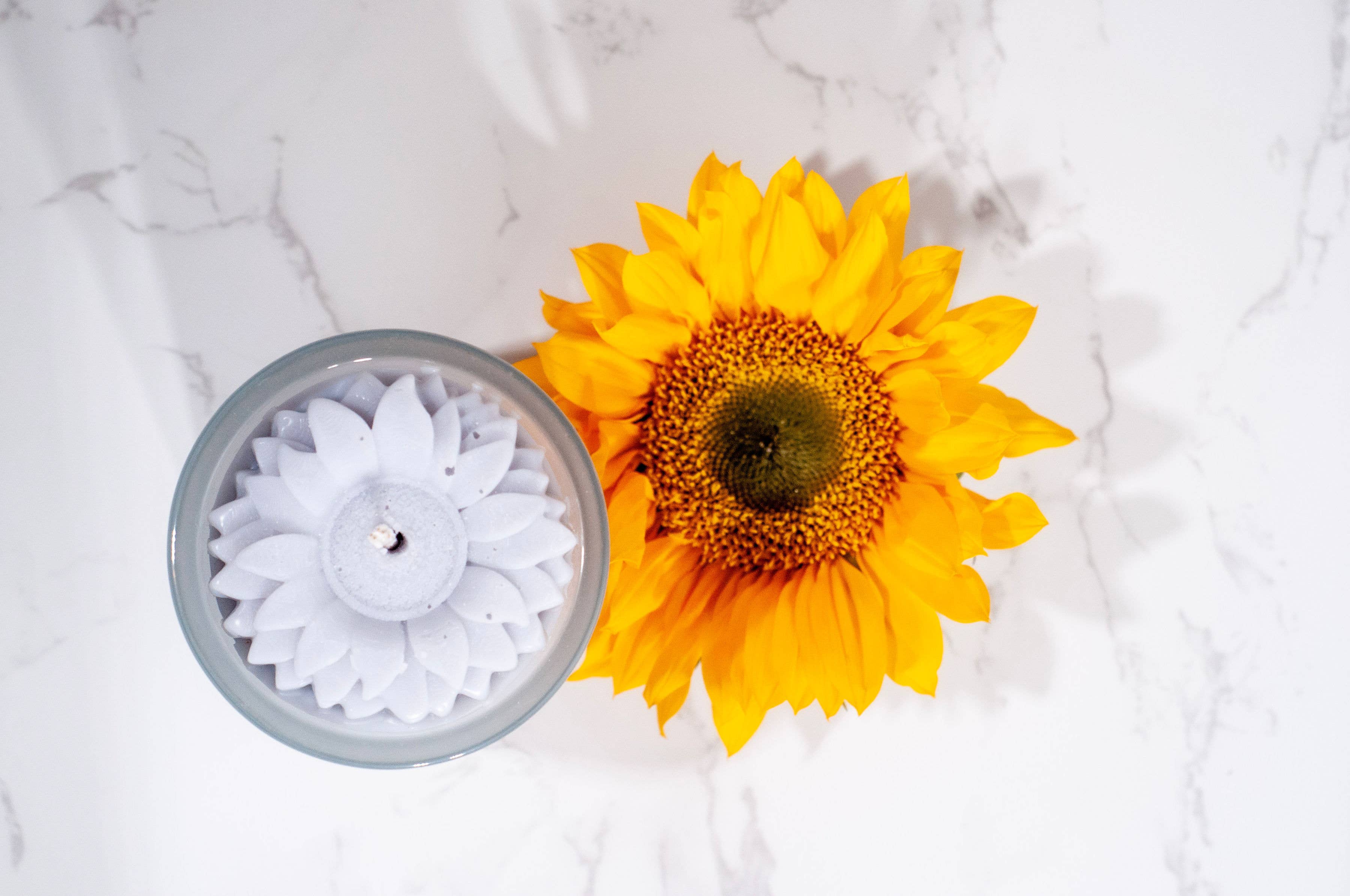 Sunflower Candle, Eco -Friendly Candle - multiple sizes for wholesale by Multifaceted™ Artisan Candles