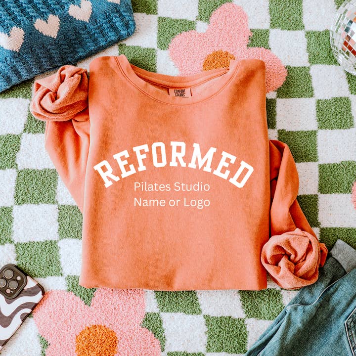 The Key Collective - Wholesale Graphic Sweatshirt - Women's - Reformed | Pilates Sweatshirt | Customize with studio logo!