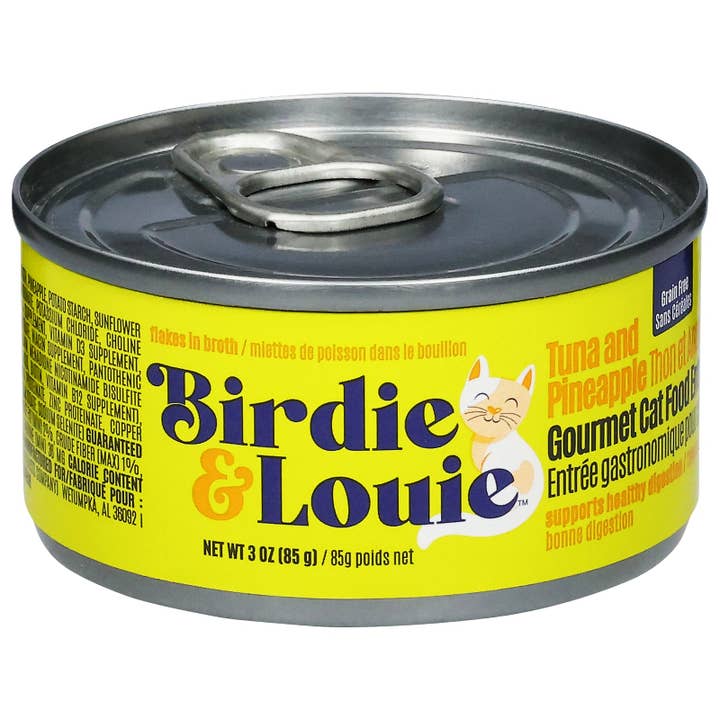 Birdie & Louie - Cat Food Tuna Pineapple - CS of 12-3 OZ for wholesale by Everyday Supply Co