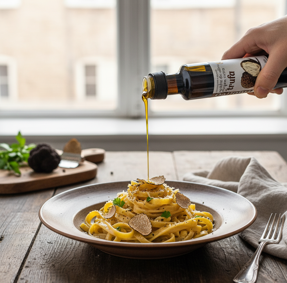 VillaOlivo - Vendita all'ingrosso Olio d'oliva - Villaolivo - Olio d'Oliva Aromatizzato al Tartufo4