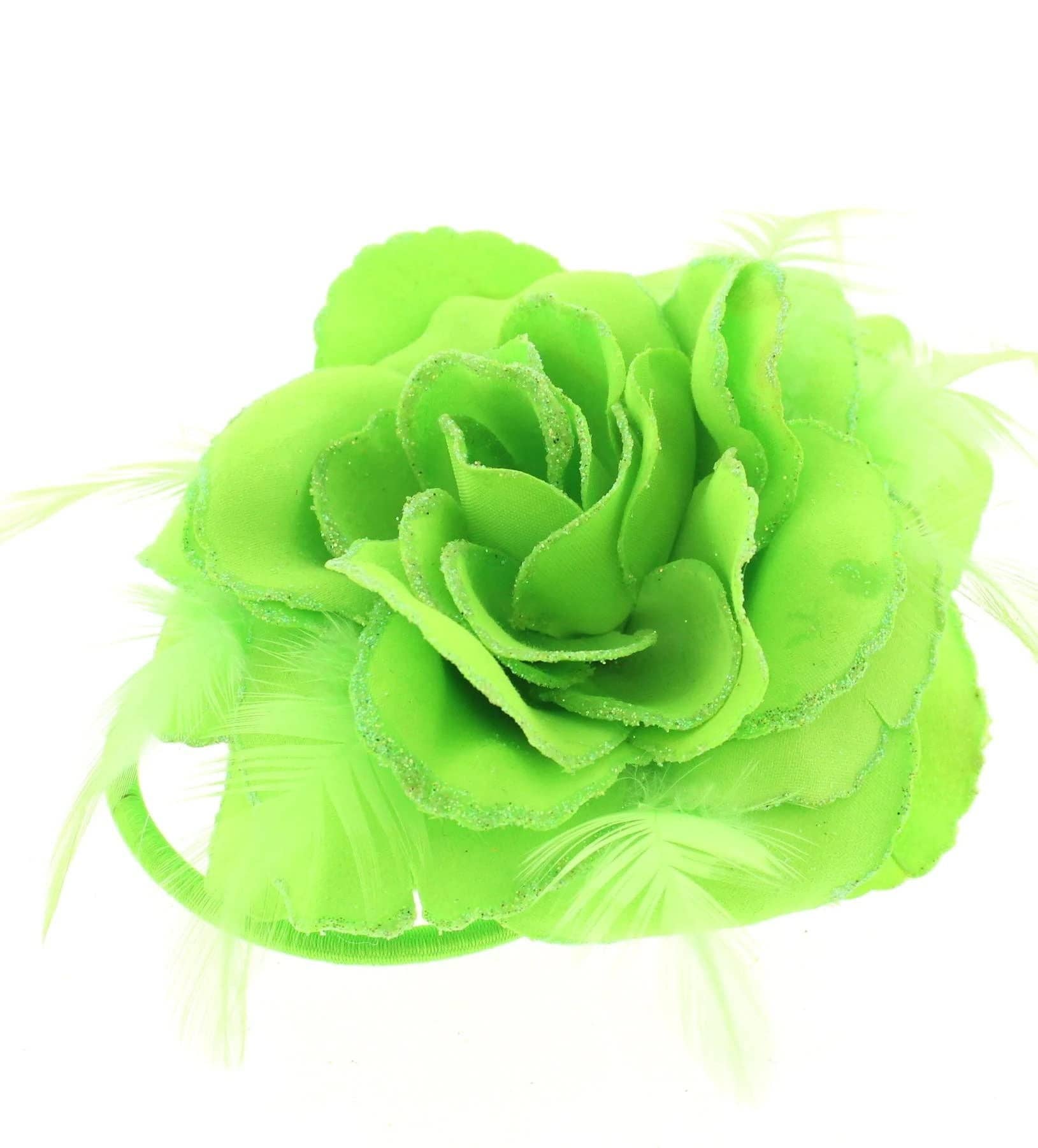Topkids Accessories – wholesale Fascinator-hatt - Dam – Rose Flower Hair Clip Hårband Blommig Corsage Fascinator Hårband Aligator Näbbgrepp för kvinnor och flickor Bröllop Prom Party Särskilda tillfällen37