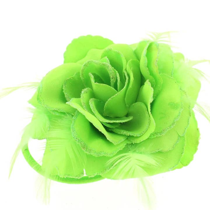 Topkids Accessories - Wholesale Fascinator Hat - Women's - Rose Flower Hair Clip Hairband Floral Corsage Fascinator Hair Band Aligator Beak Grip for Women & Girls Wedding Prom Party Special Occasion37