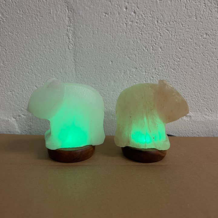 Samples Sale - USB LED Salt Lamps Lot of 2 for wholesale by Heaven Spring Ltd