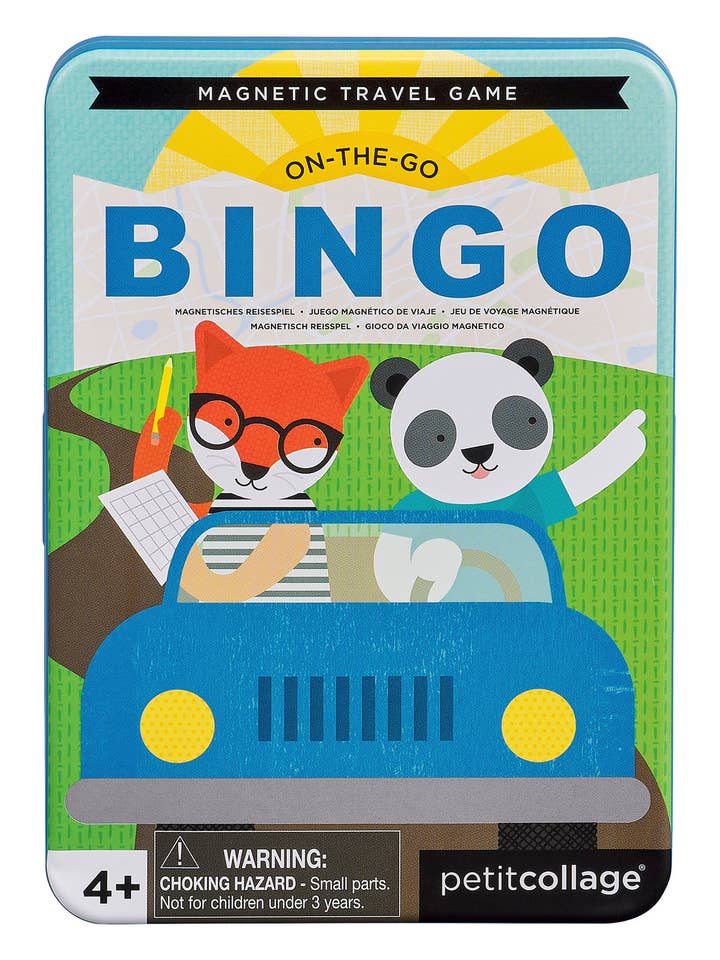 On-The-Go Bingo Magnetic Travel Game for wholesale by Chronicle Books