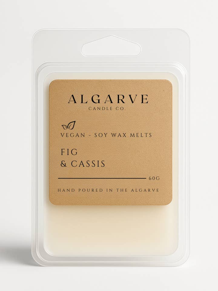 6 cubes - Fondants de cire de soja | Figue & Cassis pour la vente par Algarve Candle Company