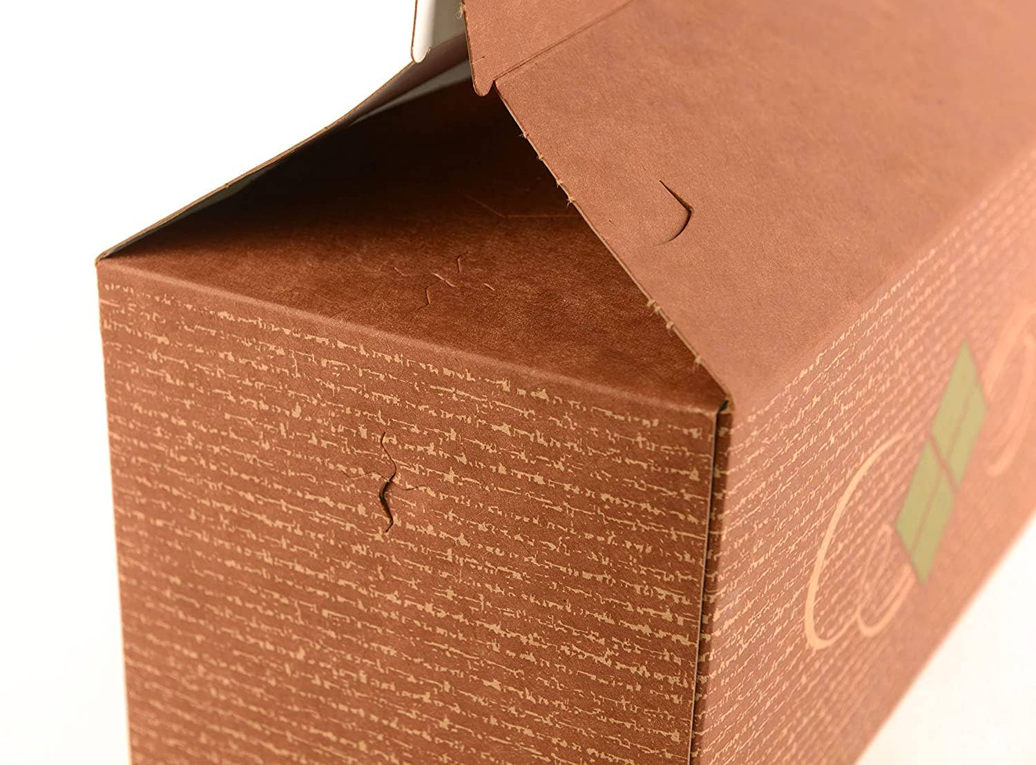EcoQuality - Wholesale Gift Box - Brown Treat Gift Boxes 9 x 5 x 6.75 inches Paper Gable Lunch2