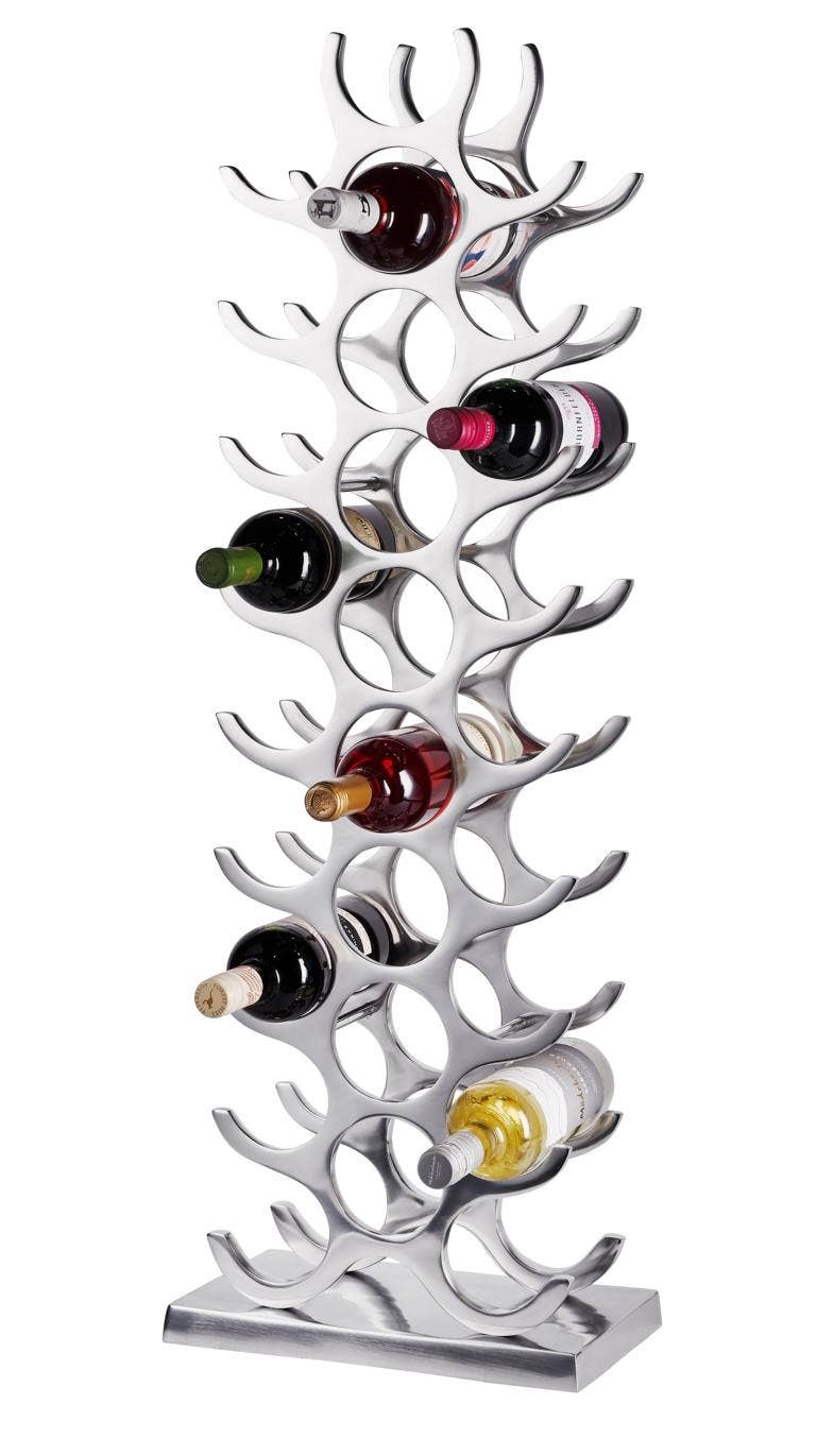 Michael & Philipp Noll e. K. – wholesale Flaskräcke/-hållare – Vinhållare i polerat aluminium7