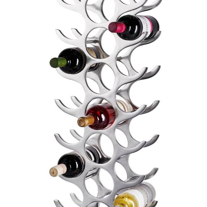 Michael & Philipp Noll e. K. – wholesale Flaskräcke/-hållare – Vinhållare i polerat aluminium7