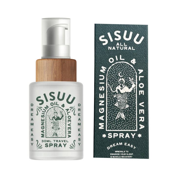 SISUU Magnesium Oil & Aloe Vera Spay 30 ml for wholesale by SISUU