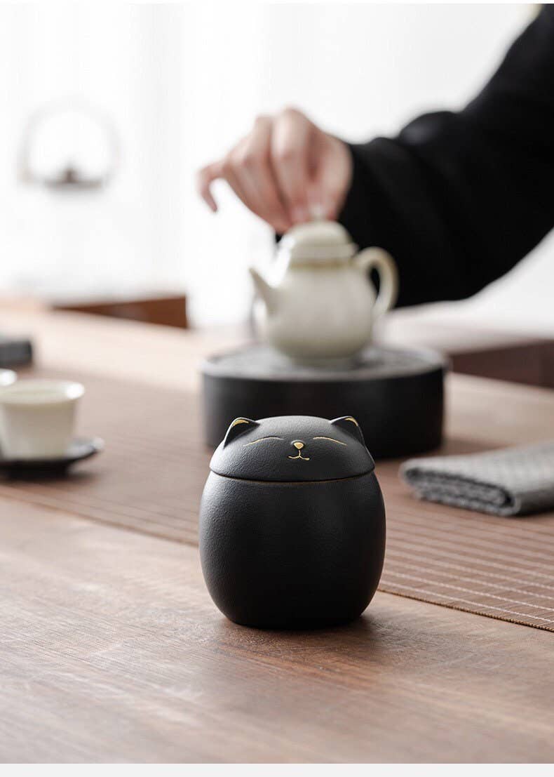 Gohobi （We cover U.S. import duties） – Engroshandel Madbeholder – Gohobi Cat te beholder opbevaringsflaske krukke Lucky cat Japane0