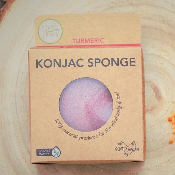 Nudi Point - Wholesale Facial cleanser - Konjac Facial Sponge - TURMERIC0