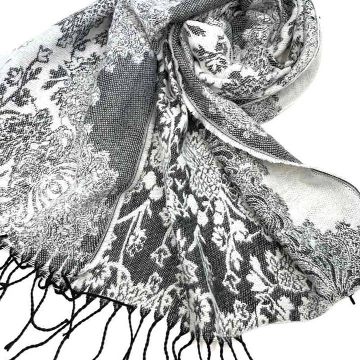 LINETA - Wholesale Scarf - Women's - Fringe scarf4