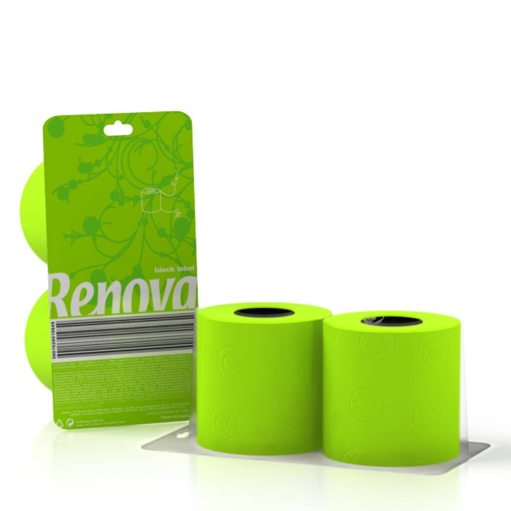 Renova - Vendita all'ingrosso Carta igienica - Carta igienica verde Crystal 2 rotoli0