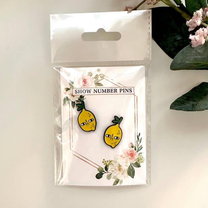 The Blissful Equestrian - Wholesale Lapel Pin/Button - Saddle Pad Number Pins