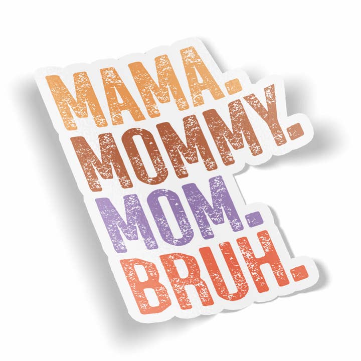 Sticker Mama Mommy Mom Mom Broh pour la vente par JE Creates