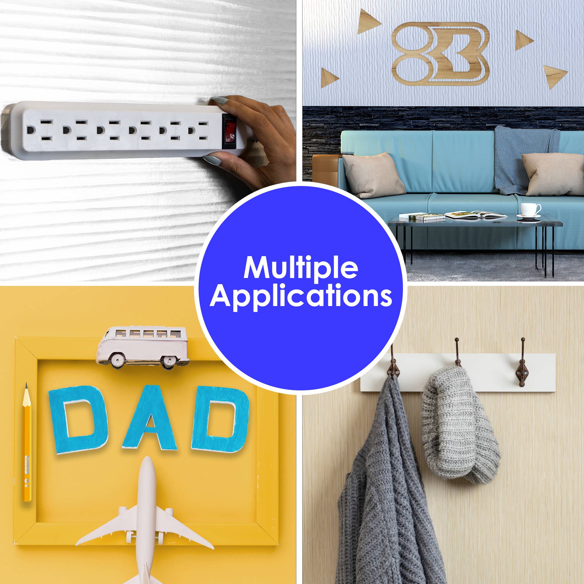 BAZIC Products - Wholesale Tape - 1" X 60" Double Sided Clear Mounting Tape4