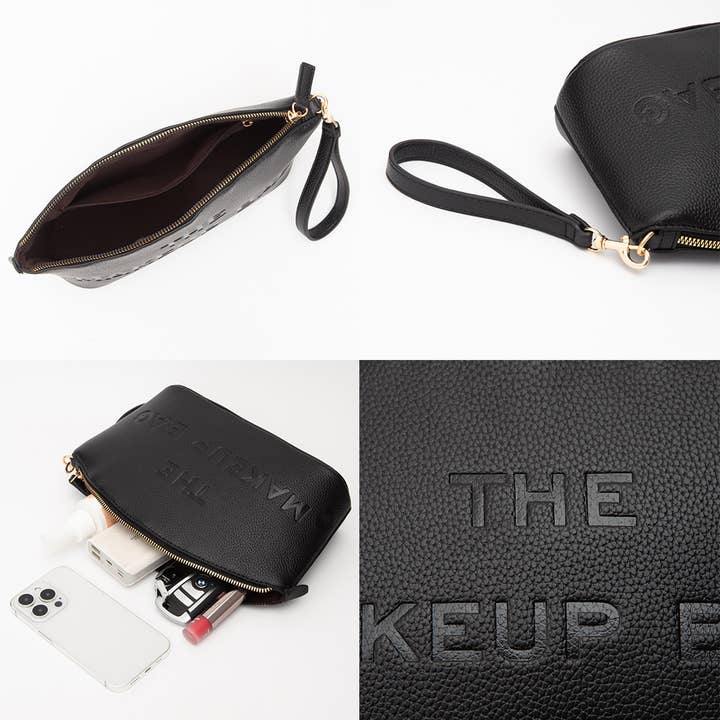 Sensibling Corp. - Wholesale Makeup/Cosmetic Bag - Faux Leather THE MAKE UP BAG Pouch Bag/Beauty Organizer Bag3