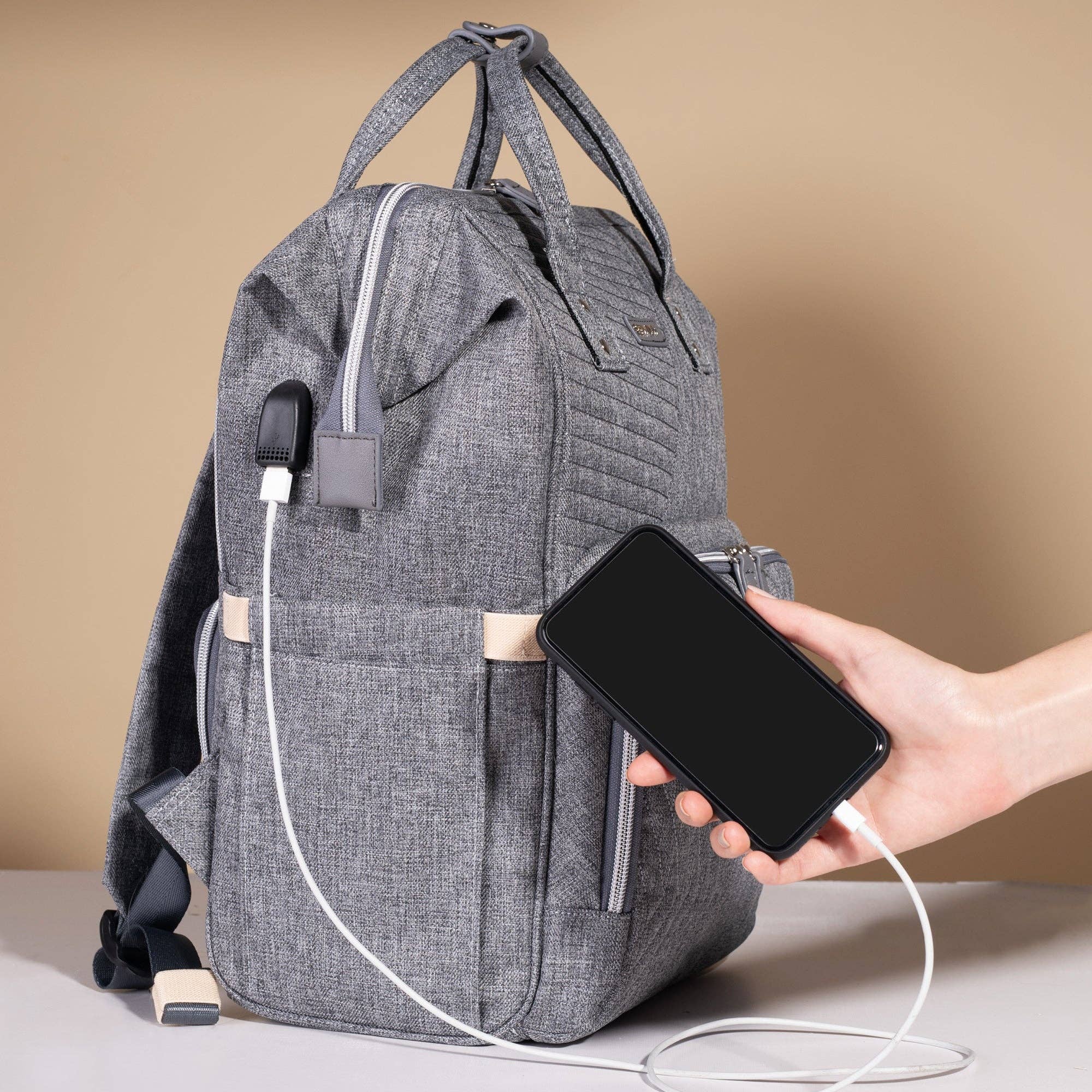 Little Martin's Drawer – Engroshandel Bletaske - Baby – Quiltet bleetaske rygsæk5