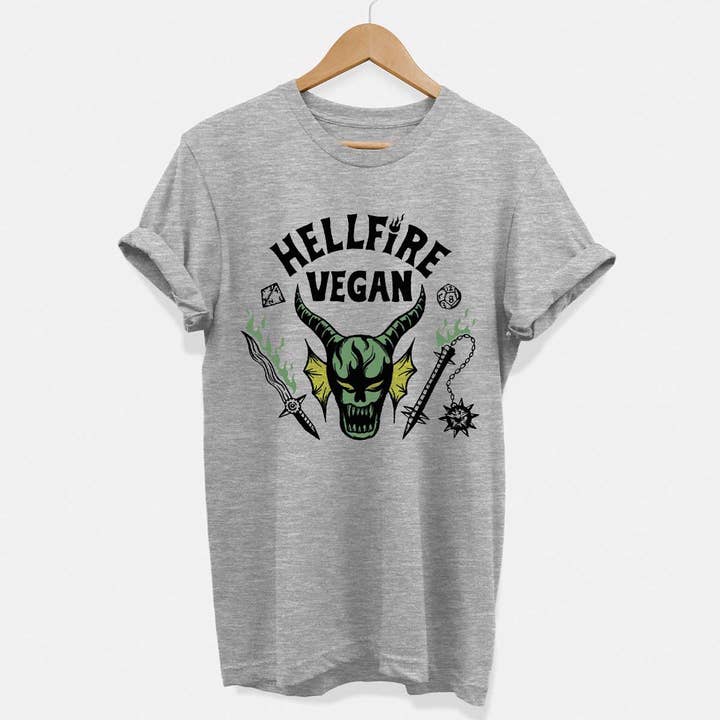 Vegan Outfitters - Wholesale Screen Printed T-Shirt - Unisex - Hellfire Vegan T-Shirt (Unisex)