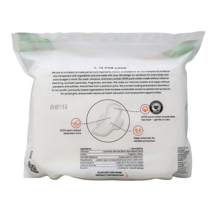 First Choice Buying - Wholesale Period underwear – Women’s - L. Ultra Thin Pads with Wings, Regular, 100% Pure Cotton Top Layer, 56 Count5