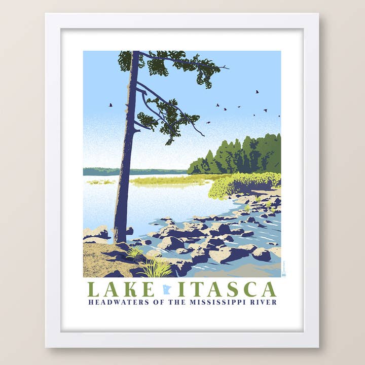 Lake Itasca Print for wholesale by Bozz Prints