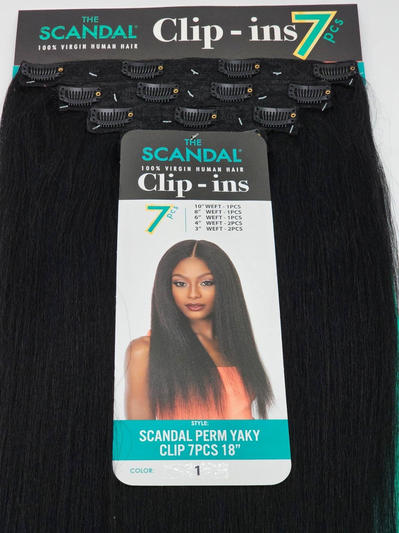 Latour Hair Beauty Supply - Wholesale Hair Extensions - SCANDAL PERM YAKY CLIP 7PCS11