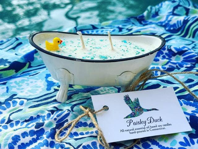 Plaid Rooster Co - Wholesale Novelty Candle - Rubber Duck in Bathtub soy candle3