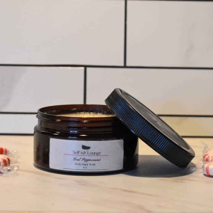 Cool Peppermint Body Scrub 8oz for wholesale by Self-ish Lounge