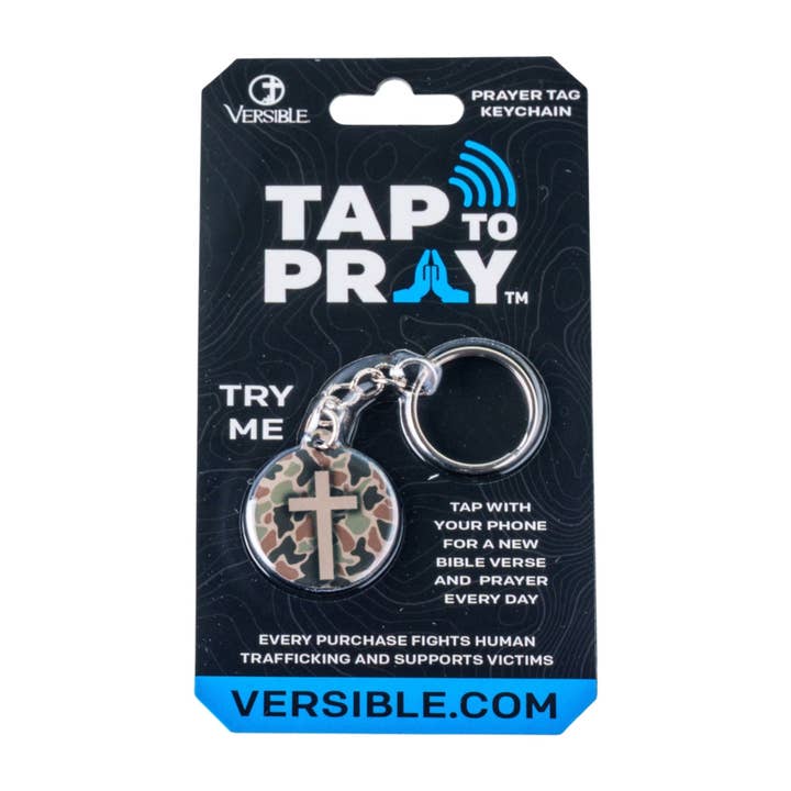Versible - Wholesale Keychain - Unisex - Tap To Pray® Acrylic Keychain3