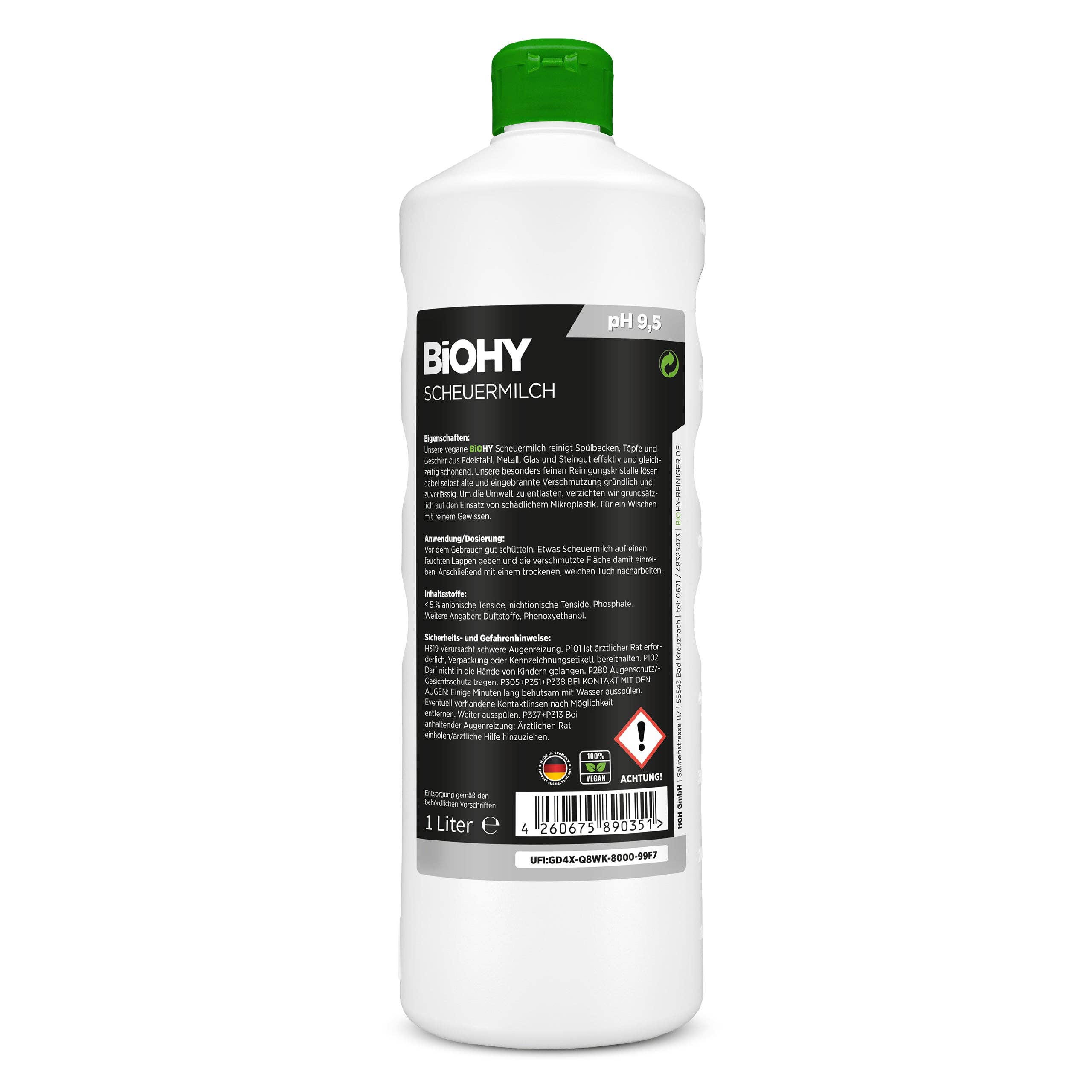 BiOHY - Wholesale All-Purpose Cleaning Spray - BioHy scouring milk, abrasive cleaner, cleaner for kitchen and bathroom, cleansing milk1