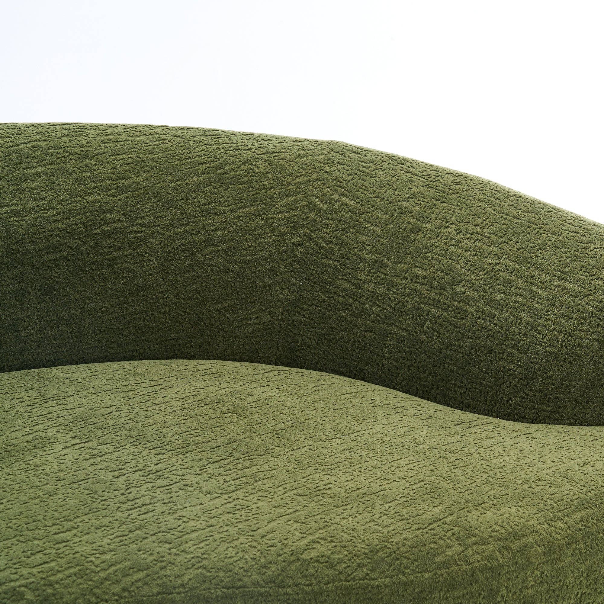 39F Inc. - Wholesale Sofa - LY-025 110'' Forest Green Chenille Curved Modular Sofa10